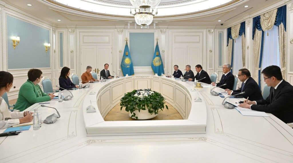 Президент Қ.Ж Тоқаев Катерина Райхені қабылдады