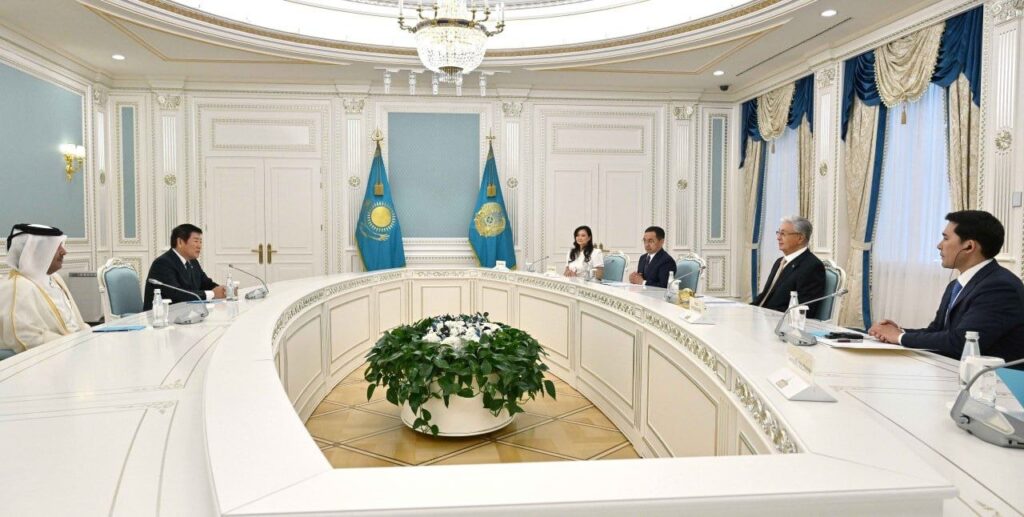 Қасым-Жомарт Тоқаев халықаралық гимнастика ұйымдарының жетекшілерін қабылдады
